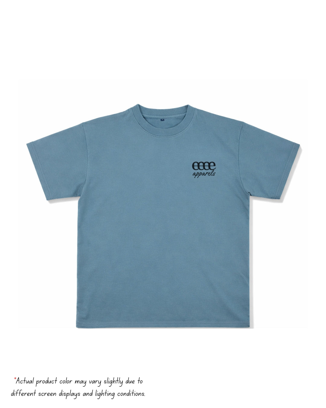 Smoke grey Drop shoulder Tshirt